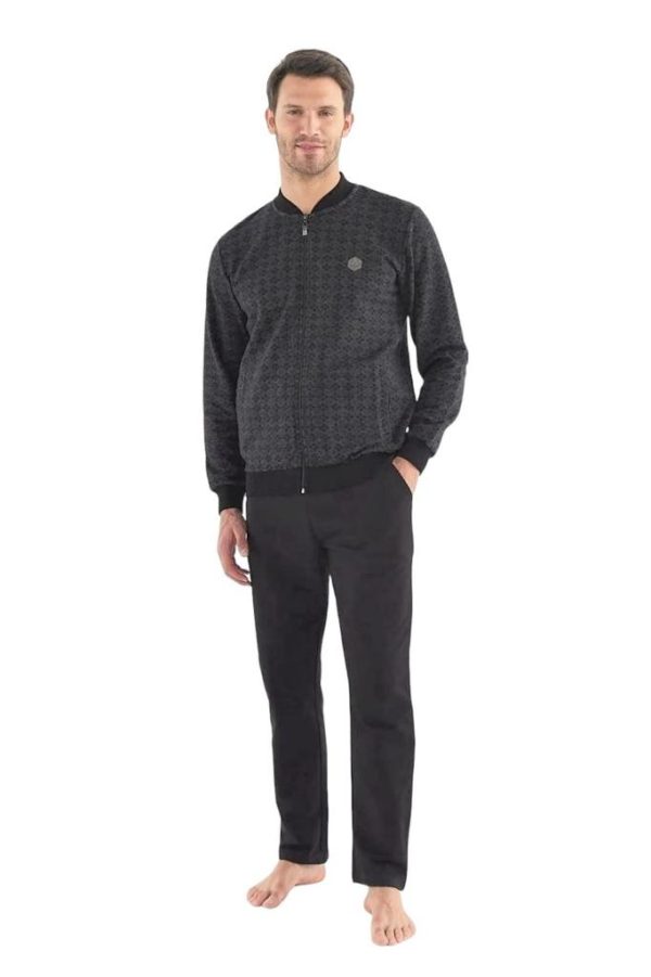 Mod Collection Boydan Fermuarlı Kışlık Erkek Eşofman Takım