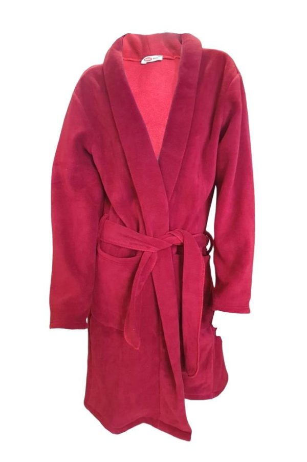 Ciciten 23C09 Cepli Kalın Kışlık Uzun Polar Bayan Sabahlık