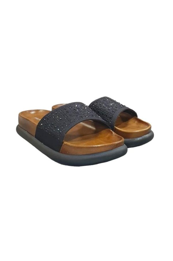 Pierre Cardin Taşlı Dolgu Topuk Günlük Bayan Terlik