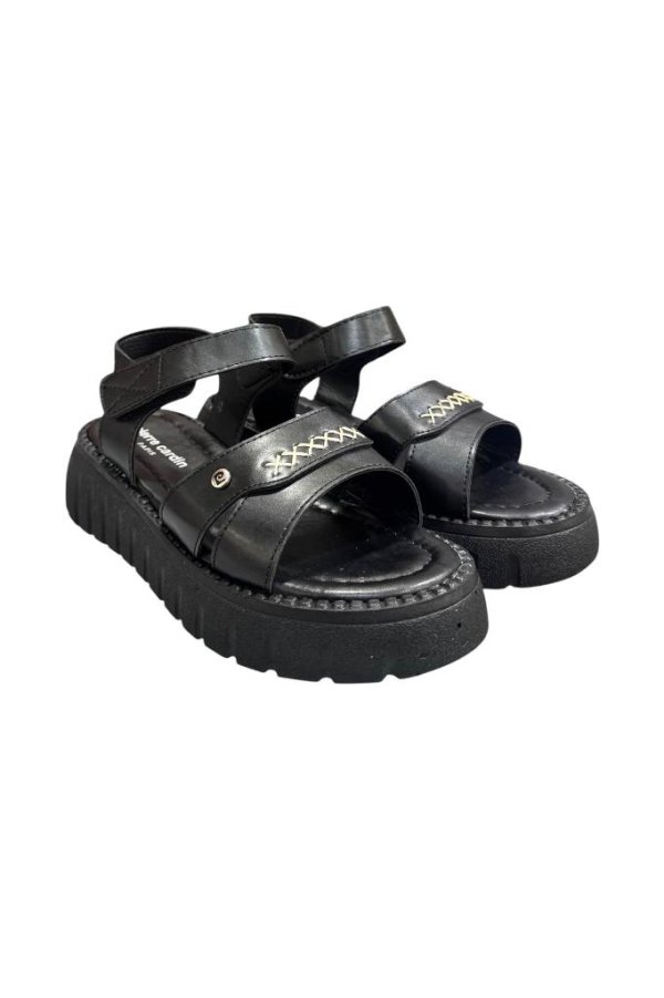 Pierre Cardin Dolgu Topuk Anatomik Taban Bayan Sandalet